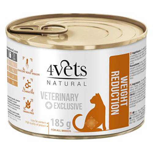 4Vets Natural Weight Reduction 12 x 185 g
