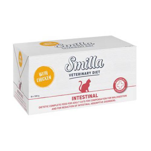 Smilla Veterinary Diet Intestinal, kurczak 8 x 100 g