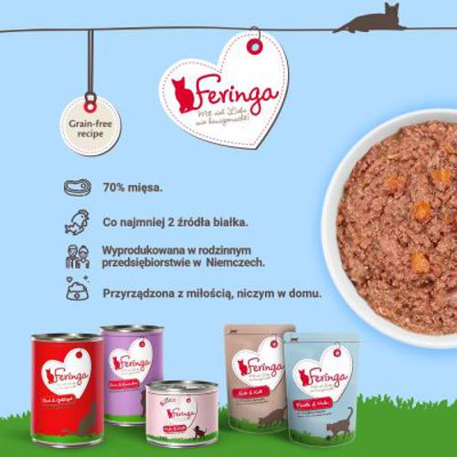 Megapakiet Feringa karma mokra dla kociąt, 24 x 200 g Pakiet mieszany