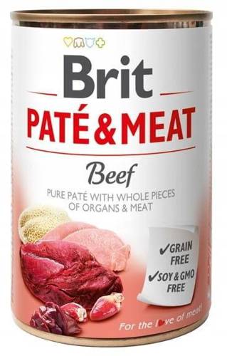 Brit Pate&Meat z wołowiną 6x400g