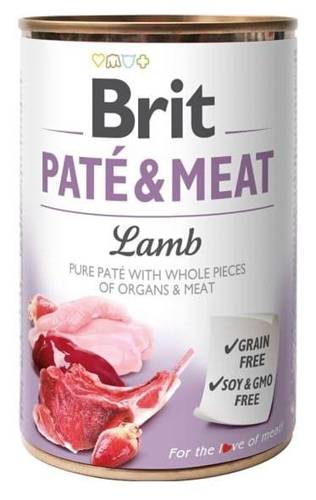Brit Pate&Meat z jagnięciną 6x400g