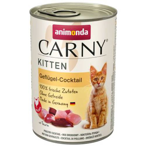 Korzystny pakiet Animonda Carny Kitten, 12 x 400 g Wołowina i drób
