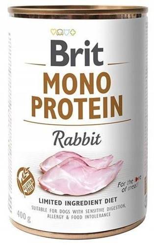 Brit Mono Protein Rabbit Królik 6x400g