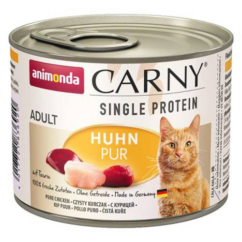 Animonda Carny Single Protein Adult, 6 x 200 g Kurczak