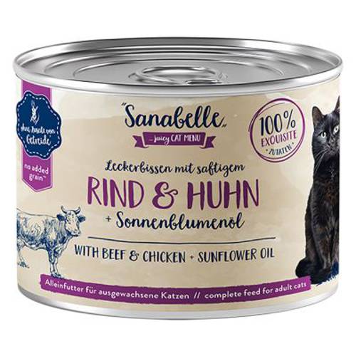 Sanabelle All Meat, 6 x 195 g Pstrąg i wołowina