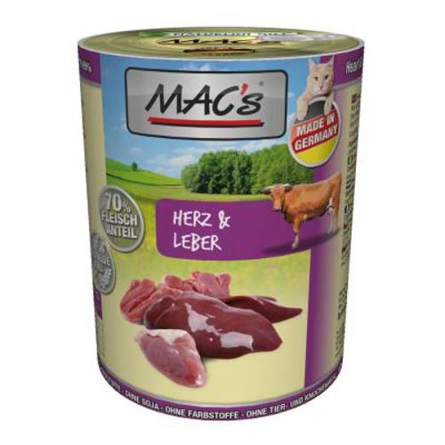 MAC’s Cat karma dla kota, 6 x 400 g Kaczka, królik, wołowina