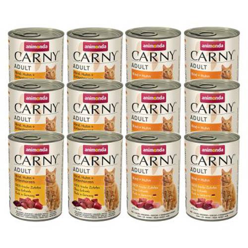 Korzystny pakiet Animonda Carny Adult, 12 x 400 g Wołowina