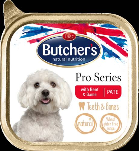 Butcher's Pro Series z Wołowiną i Dziczyzną 150g