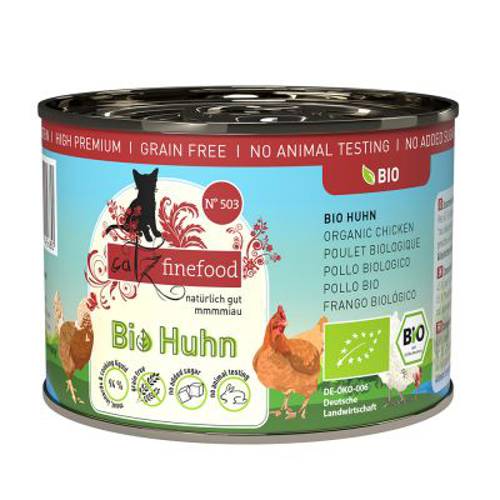 catz finefood bio, 6 x 200 g No.507 Biowołowina