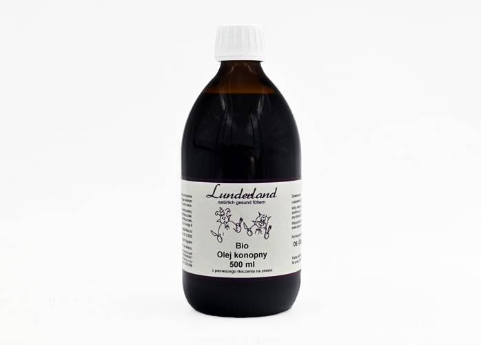 Lunderland organiczny olej konopny BIO 500 ml
