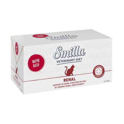 Smilla Veterinary Diet Renal, wołowina 24 x 100 g