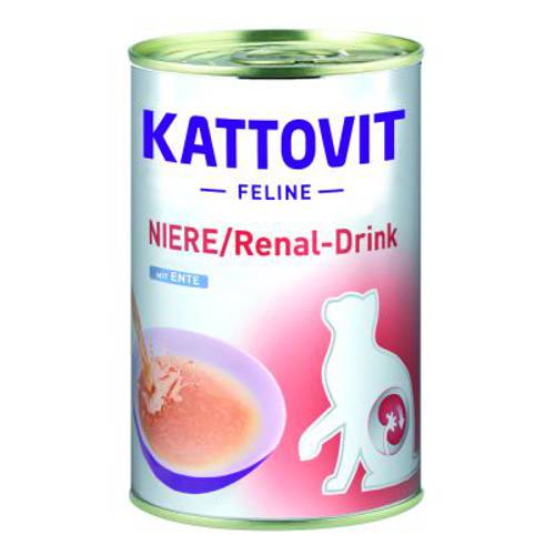 Kattovit Drink Renal napój wspomagający pracę nerek Kaczka, 24 x 135 ml