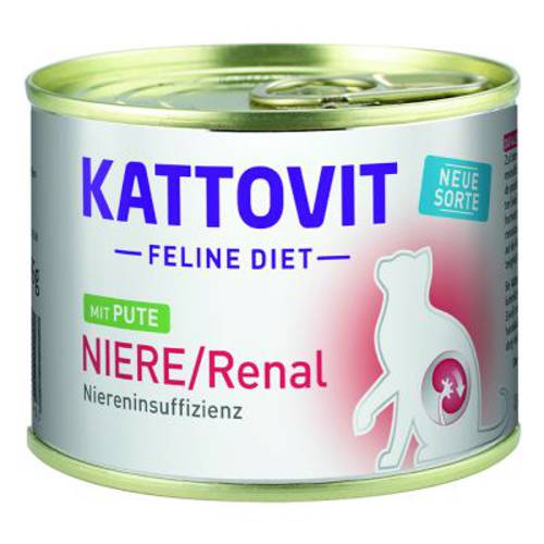 Kattovit Niere/Renal Indyk, 6 x 185 g
