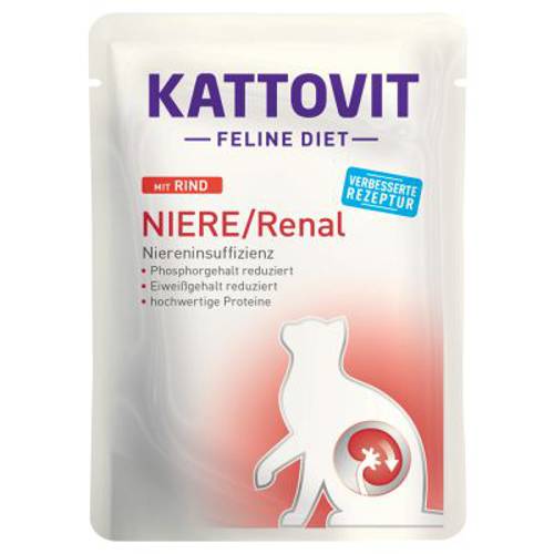 Kattovit Renal w saszetkach Kurczak, 12 x 85 g