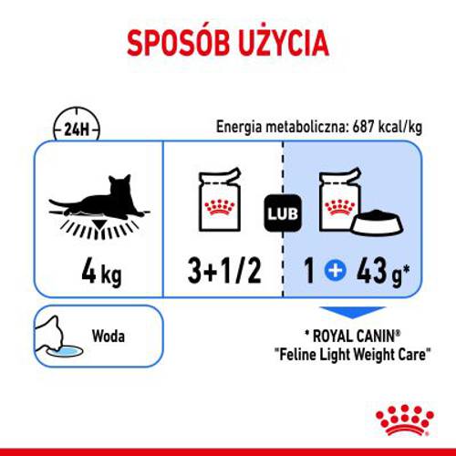 Royal Canin Light Weight Care w galarecie 24 x 85 g