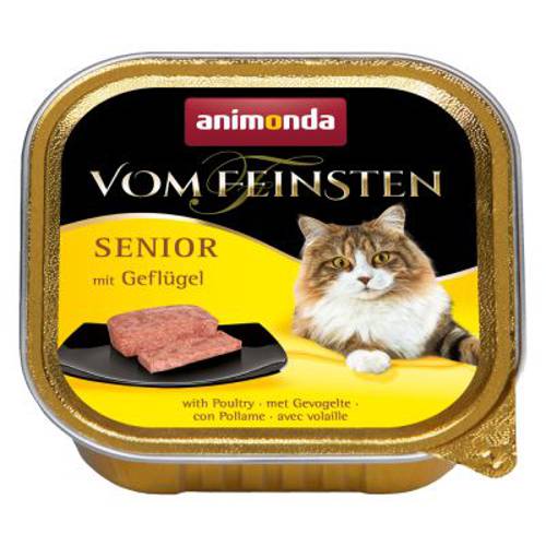 Megapakiet Animonda vom Feinsten Senior, 30 x 100 g Z drobiem