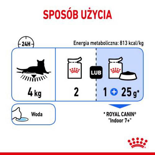Royal Canin Indoor Sterilised 7+ w galarecie 24 x 85 g