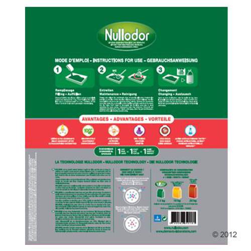 Nullodor żwirek silikatowy dla kotów 1,5 kg (3 l)