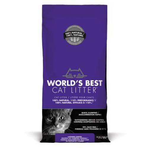 Worlds Best Cat Litter Lawendowy, zapachowy żwirek dla kota 12,7 kg