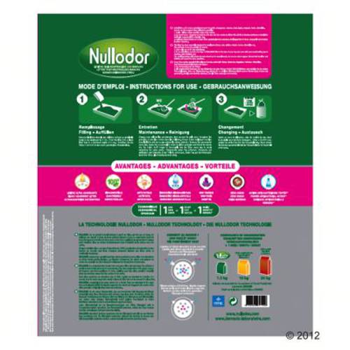 Nullodor żwirek silikatowy dla kotów i małych zwierząt 1,5 kg (3 l )