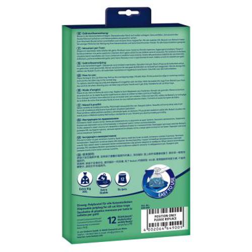 Gimpet Biokat's polietylenowe worki do kociej toalety 12 szt.