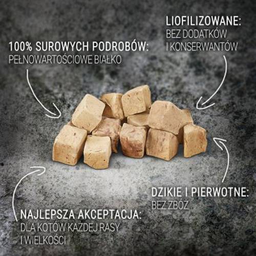 Wild Freedom Freeze-Dried Snacks, wątroba wołowa 60 g