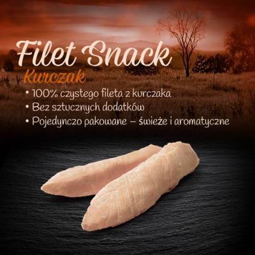 Wild Freedom Filet Snacks, kurczak 100 g (6 sztuk)