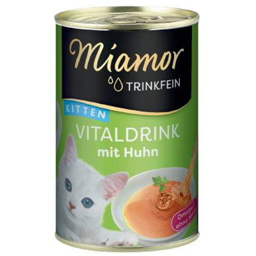 Miamor Vitaldrink Kitten napój dla kota, 24 x 135 ml  Kurczak