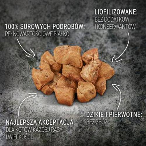 Wild Freedom Freeze-Dried Snacks, serca kurze 3 x 45 g