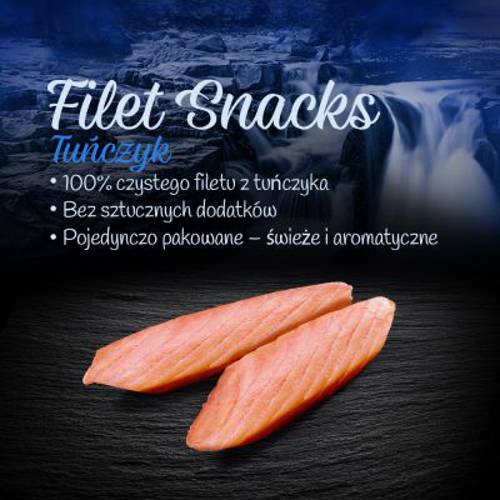 Wild Freedom Filet Snacks, tuńczyk 2 x 100 g (12 sztuk)