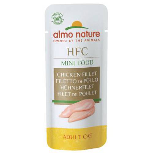 Almo Nature Green Label Mini Food Kurczak, 5 x 3 g