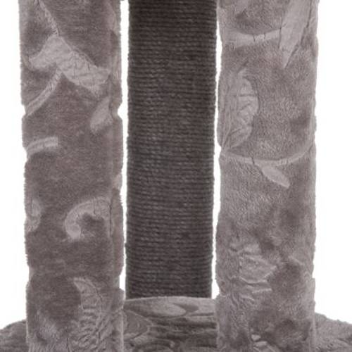 Royal Silver drapak dla kota Szary, z kwiatowym tłoczeniem