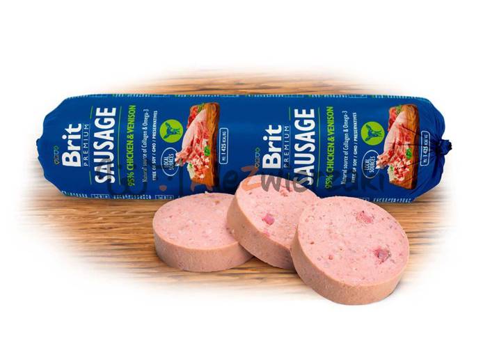 Brit Premium Sausage 800g Chicken&Venison