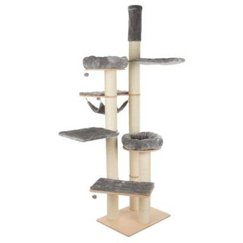 Natural Paradise Drapak mocowany do sufitu Amaryllis Jasnoszary