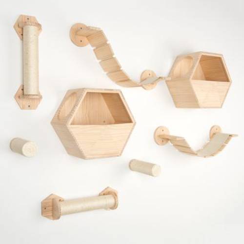 Lulu domek dla kota, do montażu na ścianie Dł. x szer. x wys.: 49 x 30 x 42,5 cm