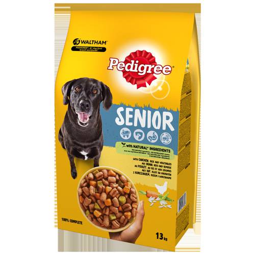 Pedigree Senior kurczak z ryżem i warzywami 13kg