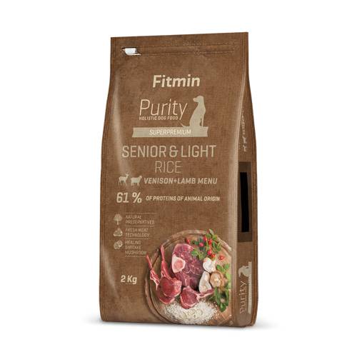 Fitmin Purity Senior &Light Venison&Lamb 2kg + GRATIS