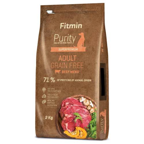 Fitmin Purity Dog GF Adult Beef 2kg + GRATIS