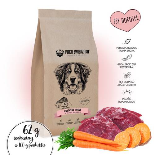 Paka Zwierzaka wołowina 2kg + GRATISY