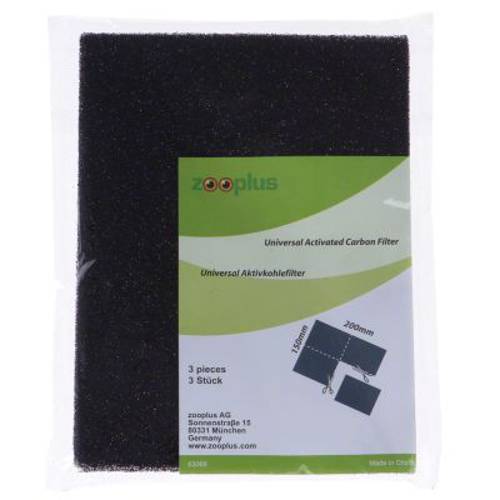Uniwersalny filtr węglowy, 3 szt. 3 szt.