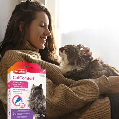 beaphar CatComfort Spot-On, na dobre samopoczucie 3 pipety x 0,55 ml