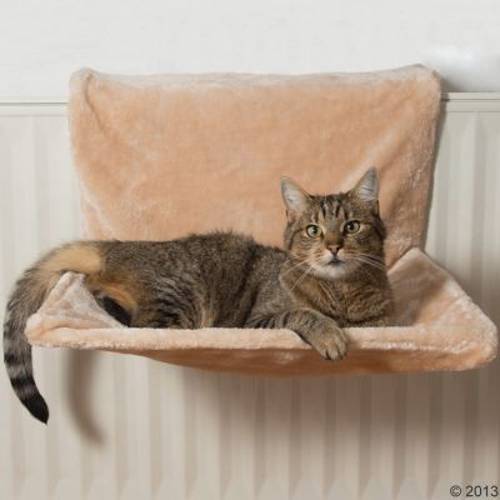 Yumi legowisko na kaloryfer Dł. x szer. x wys.: 49 x 37 x 24 cm, beżowe