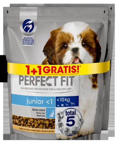 Perfect Fit Junior z kurczakiem XS/S 825g 1+1 GRATIS
