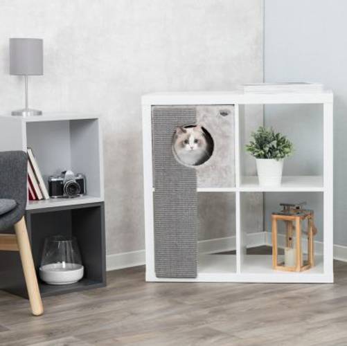 Trixie budka do regału z drapakiem Dł. x szer. x wys.: 33 x 37 x 70 cm