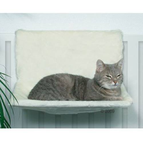 Trixie de Luxe legowisko na kaloryfer, białe Dł. x szer. x wys.: 45 x 31 x 24 cm