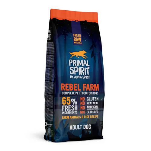 Primal Spirit 65% Rebel Farm 12 kg + GRATIS