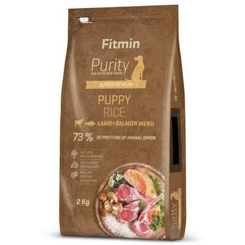 Fitmin Purity Rice Puppy Lamb&Salmon 2kg + GRATIS