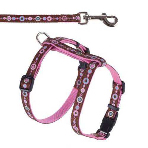 Szelki dla kotów, małych psów i szczeniąt HUNTER  Różowe
