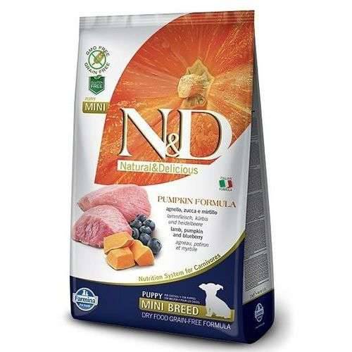 FARMINA N&D GF Pumpkin lamb&blueberry puppy mini 2,5 kg