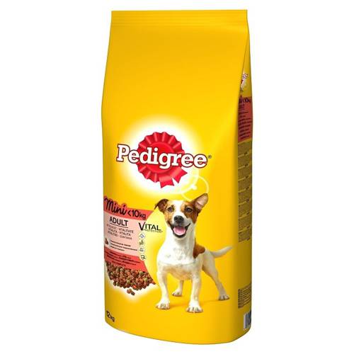 Pedigree Małe Rasy Adult Wołowina z Warzywami 12kg